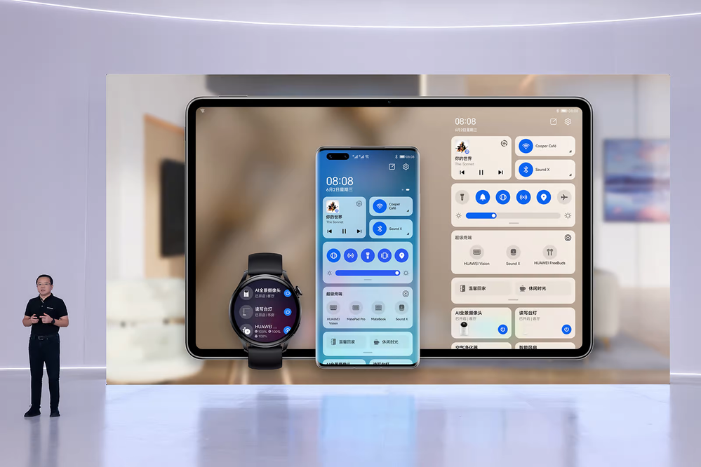 Android en todas partes. Fuente: New Atlas (https://newatlas.com/mobile-technology/huawei-harmonyos-matepad-pro-watch/)