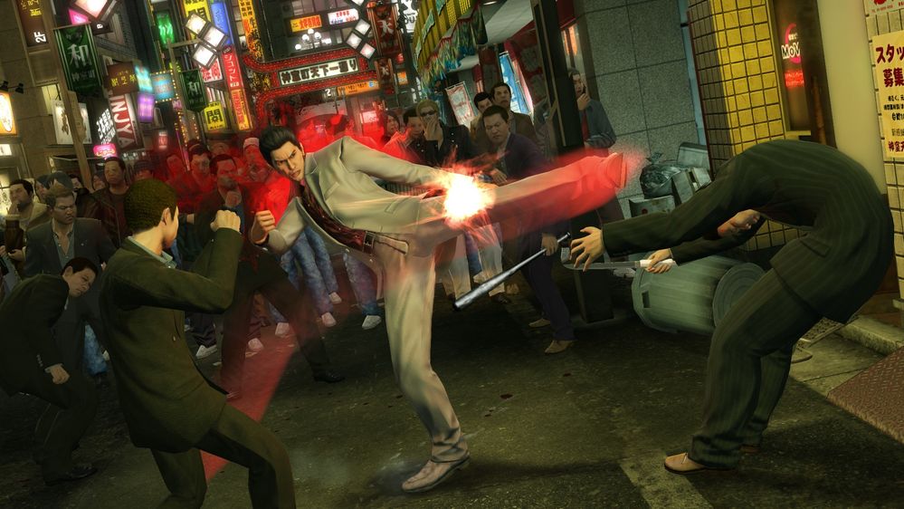 Sorprendidos!! Fuente: Nintendo (https://www.nintendo.com/es-es/Juegos/Programas-descargables-Nintendo-Switch/Yakuza-Kiwami-2675548.html)